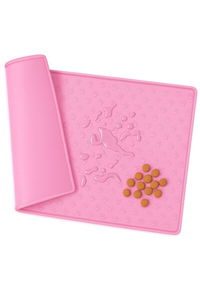 zioda smart essentials Covoraș antiderapant din silicon pentru animale de companie, zioda smart essentials®, pentru boluri de hrană și apă, impermeabil, anti