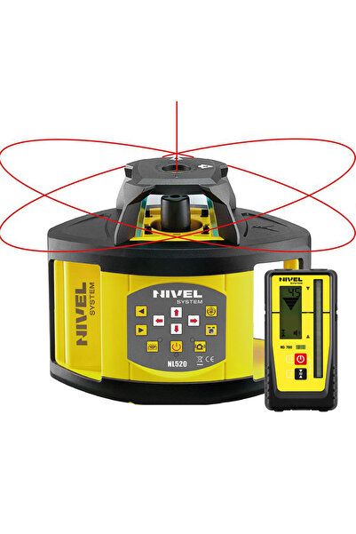 Nivel System Nivela laser rotativa cu fascicul rosu NL520 Digital cu afisarea...