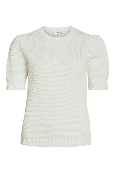 VILA Γυναικείο Πουλόβερ 14084421 Λευκό