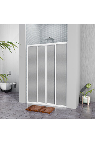 TEKNO DUŞ DUŞAKABİN TEKNE VE KÜVET SİSTEMLERİ Beyaz Plastik Mika Duşakabin H:...