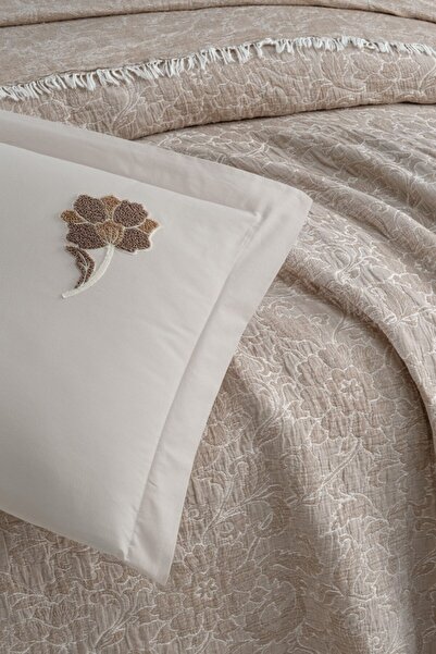 Sudemhome Κεντημένο κάλυμμα κρεβατιού μεγάλου μεγέθους