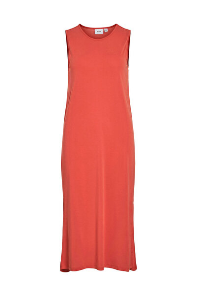 VILA Γυναικείο Καλοκαιρινό Φόρεμα 14101675 Κόκκινο