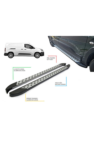 TUNAX OTO DOBLO CARGO MAXİ UZUN ŞASE NOKTALI YAN BASAMAK 2023 2024 2025 2026 ...