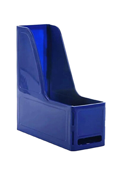 Limmy Demonte Plastic Magazine Holder A4 File and Desk Organizer 1 Piece - Blue
