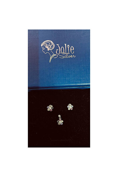 Toolsy Set Argint 925, Jolie Silver, Floricele Colorate