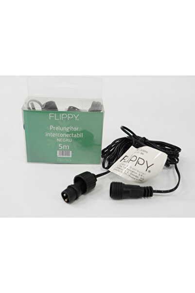 Flippy Extension Cable Installation 5 m Black Wire