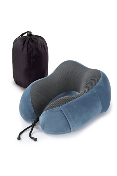 zioda smart essentials Pernă de călătorie pentru gât cu spumă cu memorie, zioda smart essentials®, suport cervical ergonomic