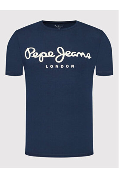 Pepe Jeans Ανδρικό T-Shirt PM508210 Μπλε Σκούρο Μπλε