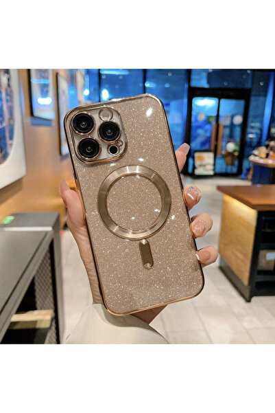 Flippy 2 in 1 Flippy Protective Case for iPhone 14 Glitter Chrome Magsafe TPU Magnetic with P