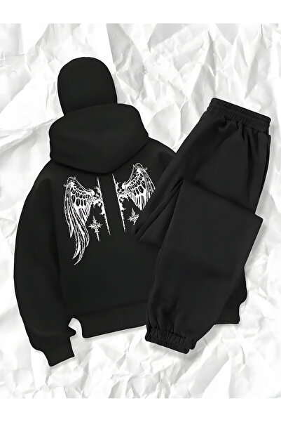 LORVANIY Φούτερ με κουκούλα με μάσκα Oversize