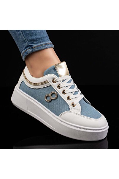 Modlet.ro Women's blue thick-sole sneakers MOD11031
