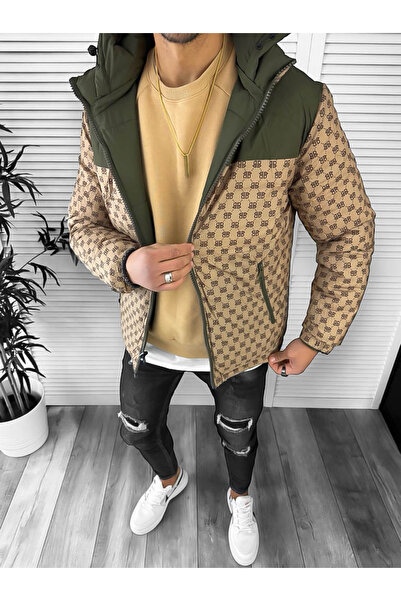 dehaine Winter jacket, for men, black, with 2 sides, A68