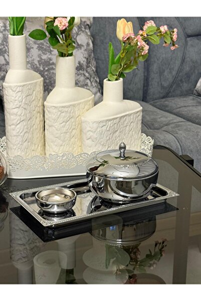 AL-HAMAMMI طقم تبسي مع تمرية الخزامئ