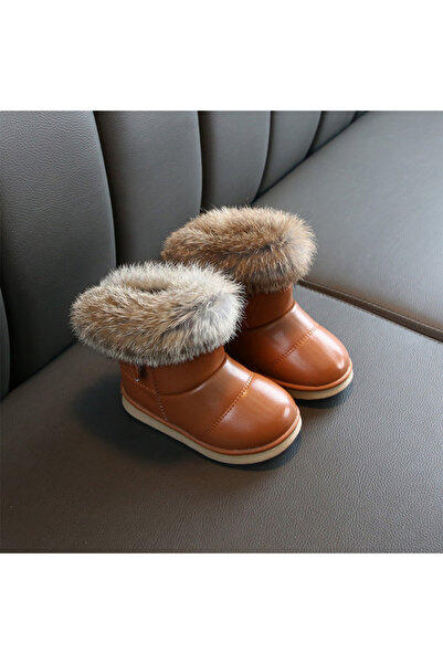 Superbaby Brown boots with fur