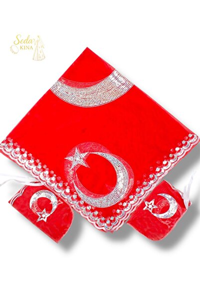 COOL NİGHT Red Groom Groomsmen Henna Night Soldier Shoulder Cover Shawl with ...