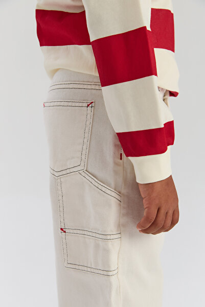 Nebbati Boy Ecru Trousers