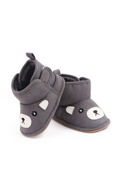 Superbaby Boys' boots - Grey teddy