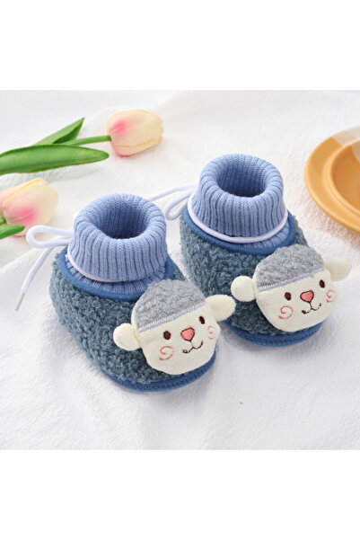 Superbaby Cizmulite albastre plusate - Oita