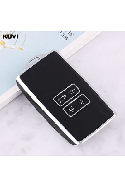 choice2 Black HOT TPU Car Key Cover Case Fob For Renault Captur Megane Talism...