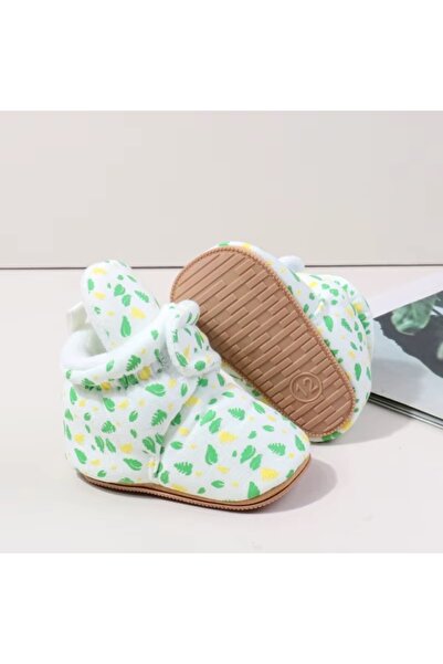 Superbaby White ankle boots with Printed