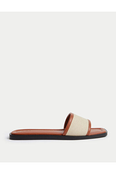 Marks & Spencer Kanvas Mule Sandalet