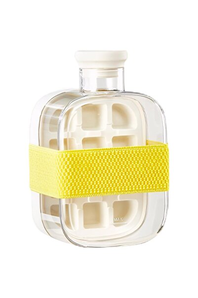 Flippy Καλούπι πάγου, Flippy, 2 σε 1, Τύπος μπουκαλιού με καλαμάκι, 500 ml, 12 κύβοι, 16,3 x 10,8 x 8 cm, Λευκό