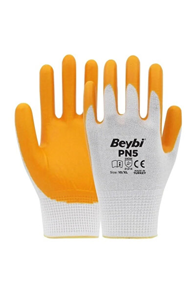 Beybi Pn5 Nitrile Gloves Yellow No:10 (12 Pairs)