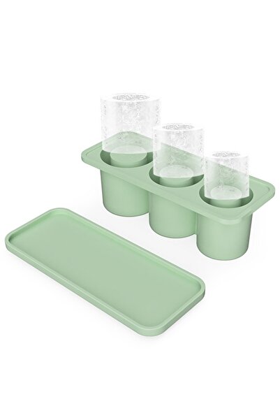 Flippy Καλούπι πάγου, Flippy, Σιλικόνη, παγάκια, στρογγυλά σχήματα, ταχείας κατάψυξης, 20,7 x 8,4 x 6,5 cm Πράσινο