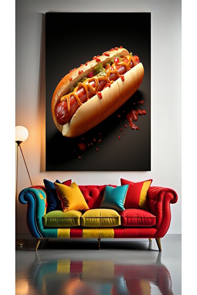 özkacar SAVONI SA SENF SOTOM SENDVIČ HOT DOG Kućni Zid Salon Kozmetički Salon...