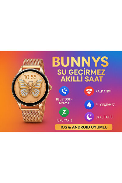 Bunnys XİAMOİ 15 Pro Uyumlu Bluetooth Aramalı Akıllı Saat – 1.43” AMOLED, Suy...