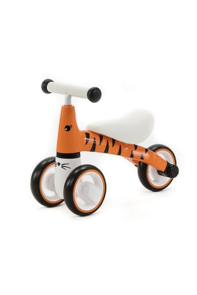ADAMEX Bicicleta de echilibru cu 3 roti Animals, testata EN71, +12 luni, Tiger