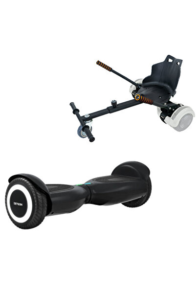 Smart Balance 6.5 inch Hoverboard Bundle with Standard Seat, Jetson Prism Black and Ergonomic Black Hoverkart