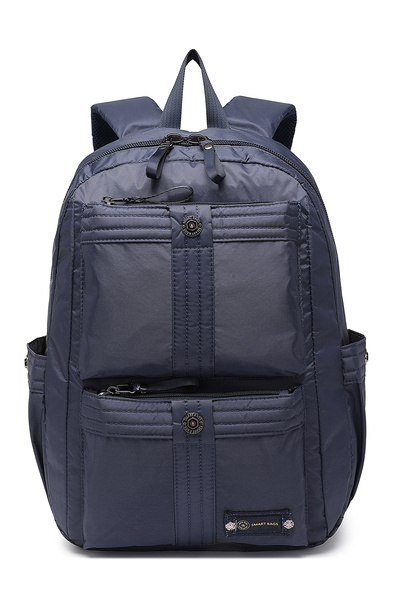 Hüvendo Rucsac rezistent la apă Smart Bags de dimensiuni mari, cu compartiment pentru laptop, potrivit pentru zi cu zi și școală 8714 bleumarin