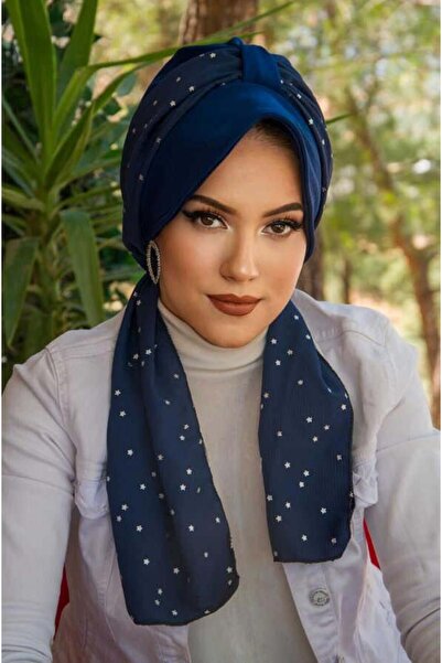 Aişe tesettür Боне за тъмносиня шапка