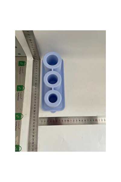 Flippy Silicone Ice Mold, Round Fast-Freeze, 20.7 x 8.4 x 6.5 cm, Blue