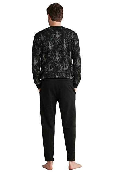 YUYİ Ανδρικό κοστούμι πιτζάμα με μακρυμάνικο λαιμόκοψη N A U T I C A