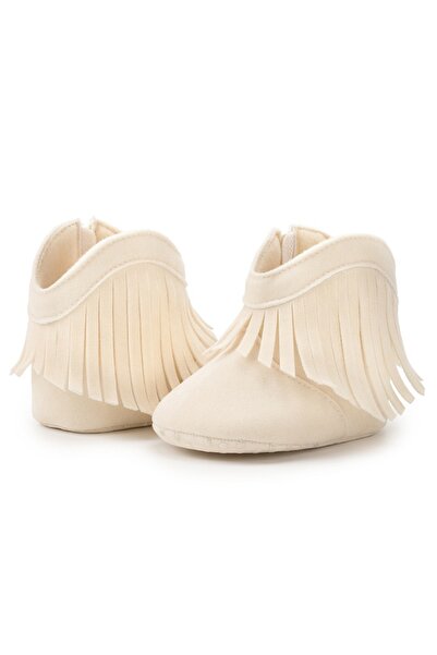 Superbaby Beige baby booties - Miss cowboy