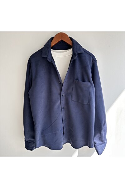 tiggirmoda Чоловіча сорочка-піджак Relax Fit з нубуку