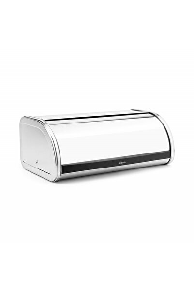 Brabantia Roll Top Bread Box 646881, 16 l, 44.5x26 cm, Lightweight and sturdy, Stainless steel