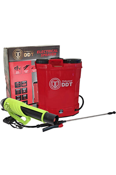 DDT Pompa de stropit cu acumulator Profesional 12 L, 12 V, 2.3 MPA, Complet a...