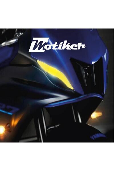 Motiker Yamaha YZF-R7 Far Sticker Far Folyo Renkli Sarı
