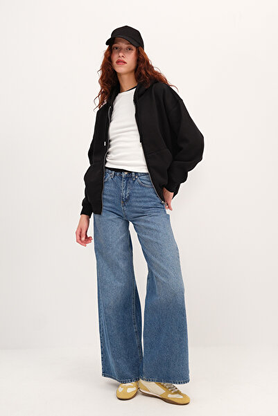 Addax Φούτερ με φερμουάρ H9476-1