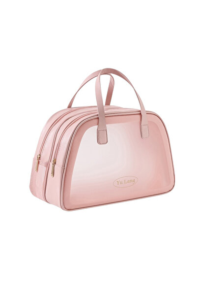 Flippy Travel Cosmetic Bag, Flippy, Double Compartment, Waterproof, Transluce...