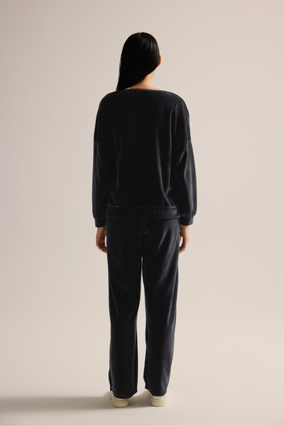 Hays Kadın Pamuklu Kadife Uzun Eşofman Takımı