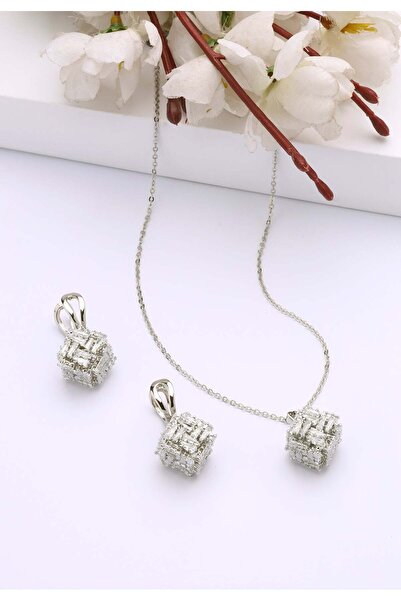 Avant-Garde Paris Set colier și cercei strălucitori Simfonie