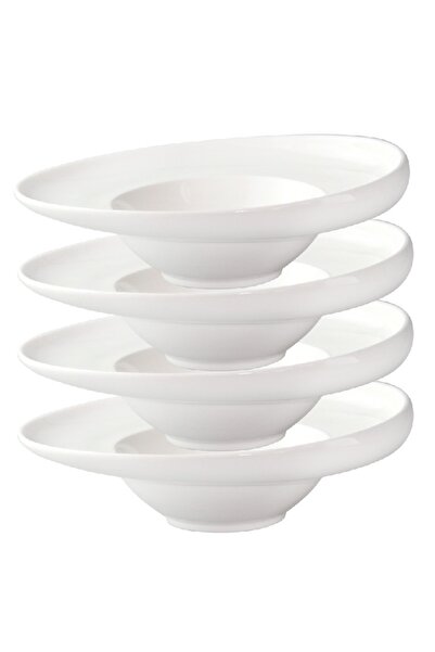 Culinaro Set 4 farfurii portelan SYDNEY pentru paste 24cm,300ml