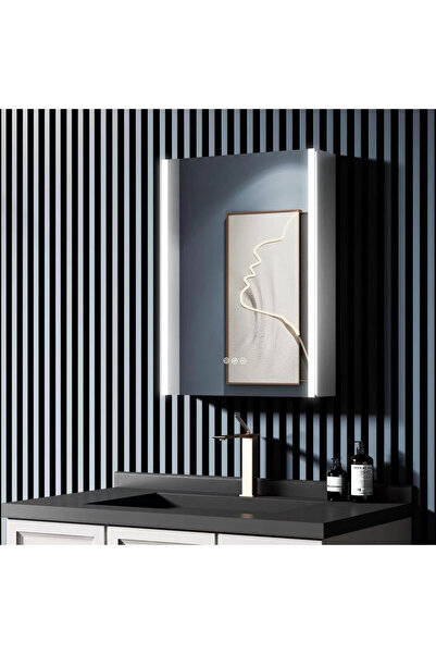 ALC-Shop Dulap Emilia Cu Oglinda LED DBP121 51x71 Alb