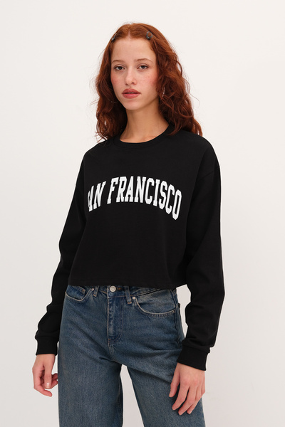 Addax SAN FRANCISCO Печатана суитшърт S10527