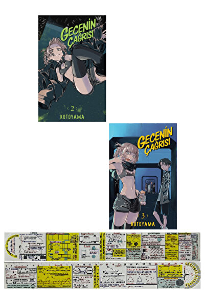 Kayıp Kıta Yayınları Gecenin Çağrısı 2-3. Ciltler Manga Seti + Mat. Öğreten C...