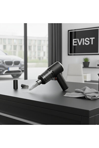 EVİST 3'Ü BİR ARADA ( ÇEKME & ÜFLEME ) ( OTO-ARAÇ & EV ) EL TİPİ SÜPÜRGE USB ...
